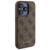 Guess GUBPM5P15X4GEMGW cietais futrālis Apple iPhone 15 Pro Max + 5000 mAh MagSafe pārnēsājamais akumulators, 4G Metal Logo, brūns