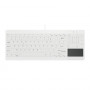Active Key AK-C7412 USB tastatūra, franču izkārtojums, balta