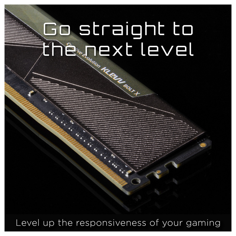 Klevv BOLT X KD48GU880-36A180U DDR4 atmiņas komplekts, 16 GB (2 x 8 GB), 3600 MHz