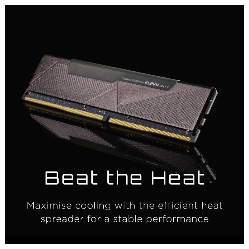 Klevv BOLT X KD48GU880-36A180U DDR4 atmiņas komplekts, 16 GB (2 x 8 GB), 3600 MHz