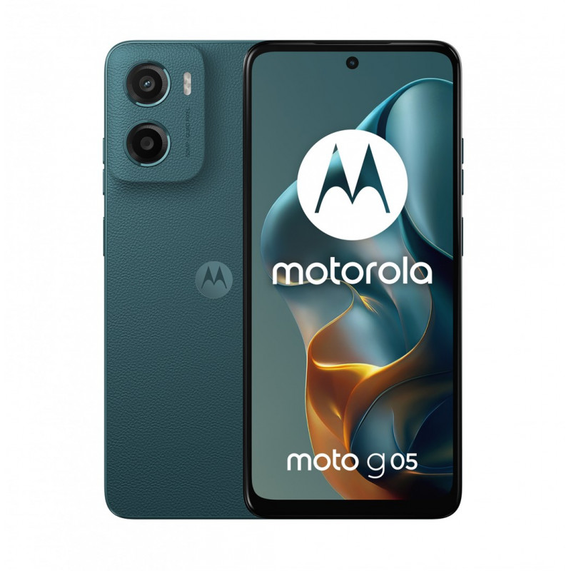 Motorola moto g05 4G viedtālrunis, 6.67", 4 GB RAM, 128 GB, 5200 mAh, zaļš