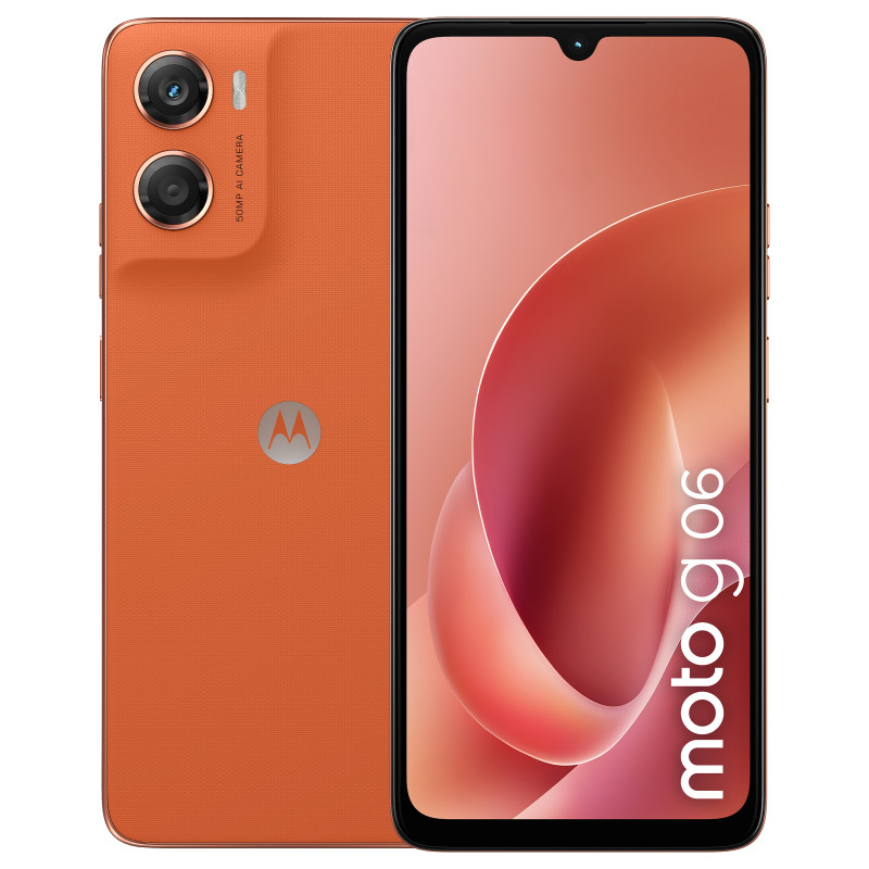 Motorola XT2535-3 Moto G06 4G viedtālrunis, 4 GB RAM, 64 GB, oranžs (EU)