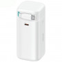 USAMS US-CD216 XMF Series ārējais akumulators 18000 mAh, PD 45W ātrā uzlāde, ar USB-C kabeli, balts