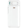 USAMS US-CD216 XMF Series ārējais akumulators 18000 mAh, PD 45W ātrā uzlāde, ar USB-C kabeli, balts
