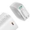 USAMS US-CD216 XMF Series ārējais akumulators 18000 mAh, PD 45W ātrā uzlāde, ar USB-C kabeli, melns