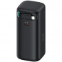 USAMS US-CD217 XMF Series ārējais akumulators 18000 mAh, PD 45W ātrā uzlāde, ar Lightning kabeli, melns