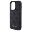 Guess GUBPM5P14X4GEMGK Apple iPhone 14 Pro Max cietais maciņš + 5000 mAh MagSafe pārnēsājamais akumulators komplektā, 4G Metal Logo, melns