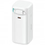 USAMS US-CD217 XMF Series ārējais akumulators 18000 mAh, PD 45W ātrā uzlāde, ar Lightning kabeli, balts