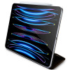 Guess GUFCP12PS4SGW vāciņš Apple iPad Pro 12.9 (2020/2021/2022, 4./5./6. paaudze), 4G Stripe Allover, brūns
