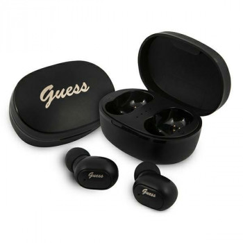 Guess GUTWST30BK bezvadu TWS austiņas ar dokstaciju, Bluetooth 5.0, melnas