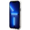 Guess GUBPP12MH4EACSW Maciņš + bezvadu lādētājs Apple iPhone 12 / iPhone 12 Pro brūns cietais maciņš, 4G Print, MagSafe