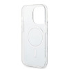 Guess GUBPP14XH4EACSB Apple iPhone 14 Pro Max vāciņš + bezvadu lādētājs, zils cietais maciņš, 4G Print, MagSafe