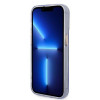 Guess GUHMP14XHTCMU Apple iPhone 14 Pro Max violets cietais futrālis, Gold Outline Translucent, MagSafe