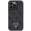 Guess GUHCP13LP4TDSCPK Apple iPhone 13/13 Pro melns cietais maciņš, Crossbody 4G Metal Logo
