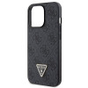Guess GUHCP13LP4TDSCPK Apple iPhone 13/13 Pro melns cietais maciņš, Crossbody 4G Metal Logo