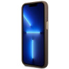 Guess GUHMP14MU4GPRW Apple iPhone 14 Plus / 15 Plus brūns cietais maciņš, 4G Logo Plate, MagSafe
