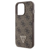 Guess GUHCP13LP4TDSCPW Apple iPhone 13/13 Pro brūns cietais maciņš, Crossbody 4G Metal Logo
