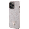 Guess GUHCP13LP4TDSCPP Apple iPhone 13/13 Pro rozā cietais maciņš, Crossbody 4G Metal Logo