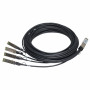 Hp Enterprise HPE X240 QSFP+ uz 4x10G SFP+ 3 m tiešās pievienošanas vara sadalītāja kabelis