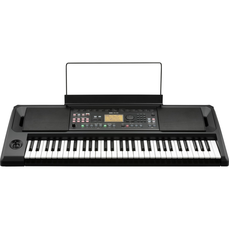 Korg EK-50 elektriskās klaviatūras, digitālais sintezators, 61 taustiņš, melns