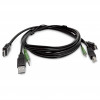StarTech.com SKHDMMKVM-06-TAA TAA atbilstošs HDMI KVM kabelis, USB 2.0, 3,5 mm audio, 1,8 m