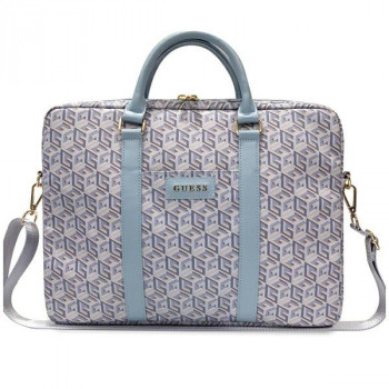 Guess GCube Stripes GUCB15HGCFSEB portatīvā datora soma, līdz 16 collām, zila