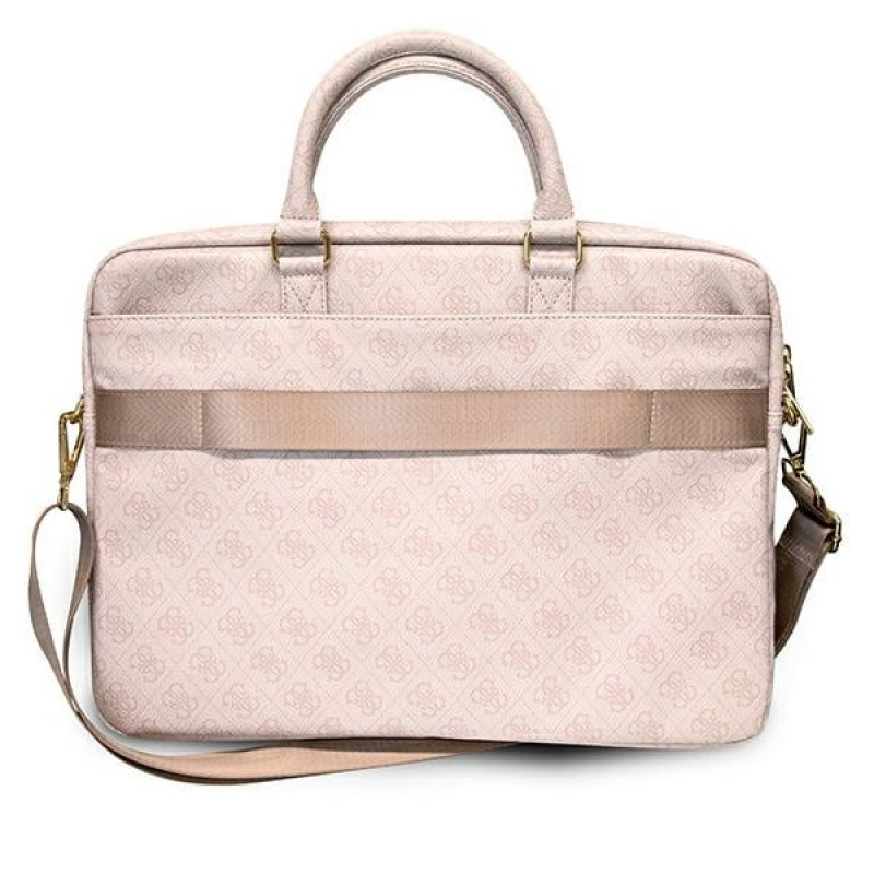 Guess GUCB15G4GFPI 15 collu klēpjdatora soma, 4G Big Logo, rozā