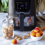 Ariete 00C462600AR0 gaisa friteris, 6 l, nepiedegošs pārklājums, bez BPA, digitālais taimeris, LCD displejs