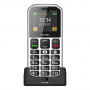 Beafon SL280pro LTE 4G Silver Line lielo pogu vienkāršais tālrunis, melnbalts