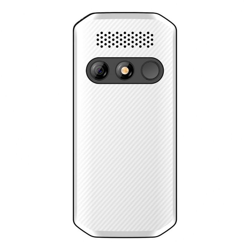 Beafon SL280pro LTE 4G Silver Line lielo pogu vienkāršais tālrunis, melnbalts
