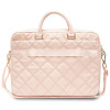 Guess GUCB15ZPSQSSGP 16 collu klēpjdatora soma, Quilted 4G, rozā