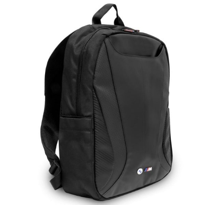 BMW BMBP15SPCTFK 16 collu mugursoma, Carbon&Leather Tricolor, melna