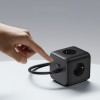 Ugreen CD268 kontaktligzdu bloks kubs 65W USB-A/USB-C + 3x AC, melns