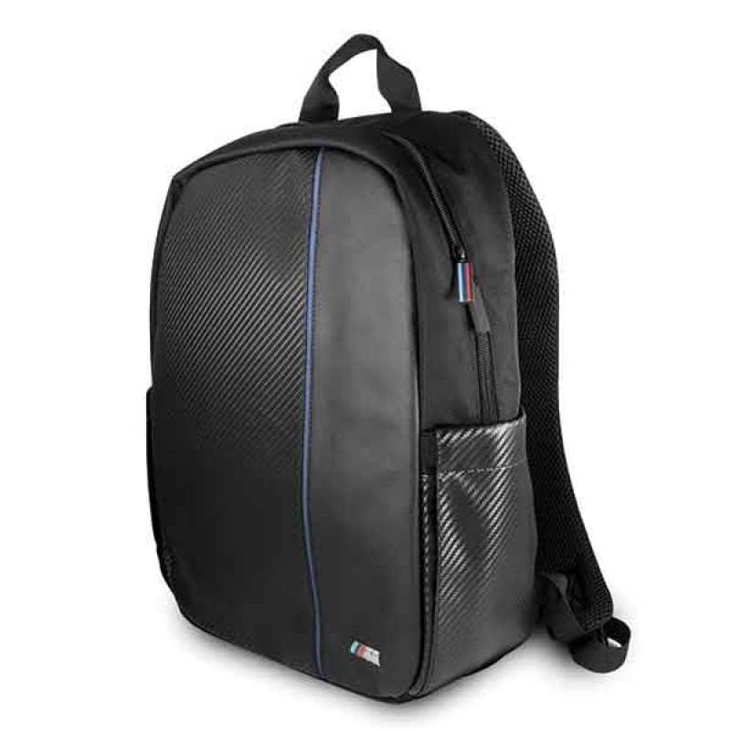 BMW BMBPCO15CAPNBK mugursoma, 16 collas, melna Carbon Navy Stripe