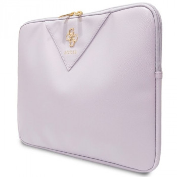 Guess GUCS14ZPGSTEGU klēpjdatora futrālis, 14 collas, Triangle 4G, purpura