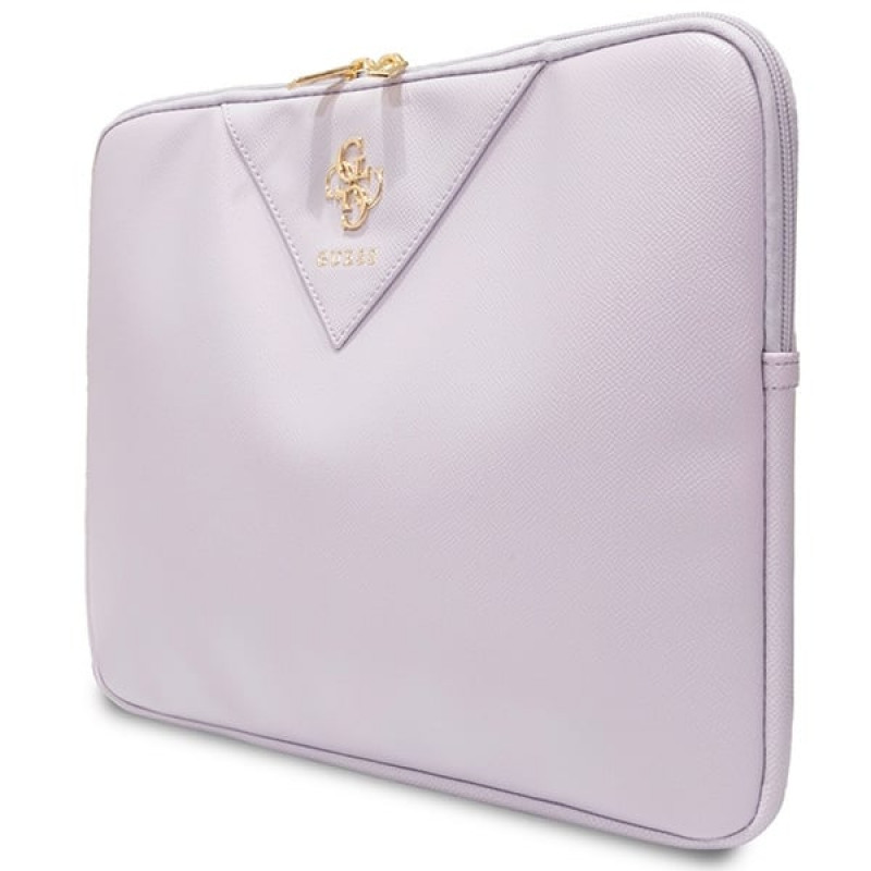 Guess GUCS14ZPGSTEGU klēpjdatora futrālis, 14 collas, Triangle 4G, purpura