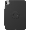 UNIQ Rovus Snapmount Magnetic 360 Rotating Detachable planšetdatora maciņš Apple iPad Pro 11 2024, melns