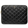 Guess GUCS14ZPSQSSGK portatīvā datora futrālis, 14 collas, Quilted 4G, melns