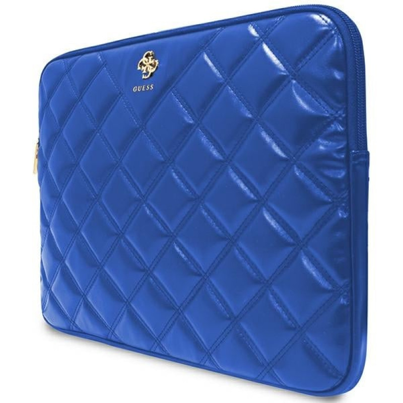 Guess Quilted 4G portatīvā datora futrālis GUCS14ZPSQSSGB 14", zils