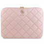 Guess Quilted 4G portatīvā datora futrālis GUCS14ZPSQSSGP 14", rozā