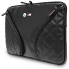 BMW Carbon Pockets & Metal Logo klēpjdatora maciņš 14", melns