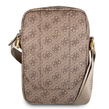 Guess GUTB104GB planšetdatora maciņš 10" planšetdatoriem, brūns, 4G UPTOWN