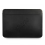 Guess GUCS13PUSASBK Saffiano Script futrālis 13" klēpjdatoram, melns