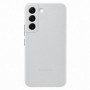 Samsung EF-VS901LJ ādas vāciņš Galaxy S22, gaiši pelēks