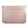 Guess GUCS13PUSASPI Saffiano Script futrālis 13" portatīvajam datoram, rozā