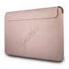 Guess GUCS13PUSASPI Saffiano Script futrālis 13" portatīvajam datoram, rozā
