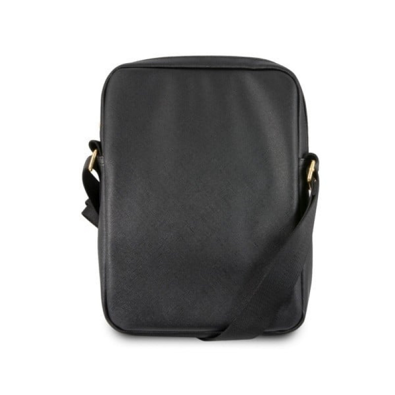 Guess GUTB10TBK Saffiano planšetdatora maciņš 10" planšetdatoriem, melns
