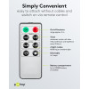 Goobay 75258 bezvadu LED Ziemassvētku eglītes sveces (20 gab.), t.sk. 20x AAA (LR03), klipši, tālvadības pults, taimeris, regulējams spilgtums, silti balts (2600 K)