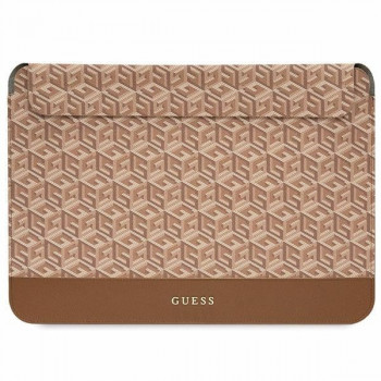 Guess GUCS14HGCFSEW portatīvā datora futrālis 14 collas, GCube Stripes, brūns