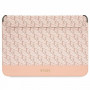 Guess GUCS14HGCFSEP klēpjdatora futrālis 14 collas, GCube Stripes, rozā